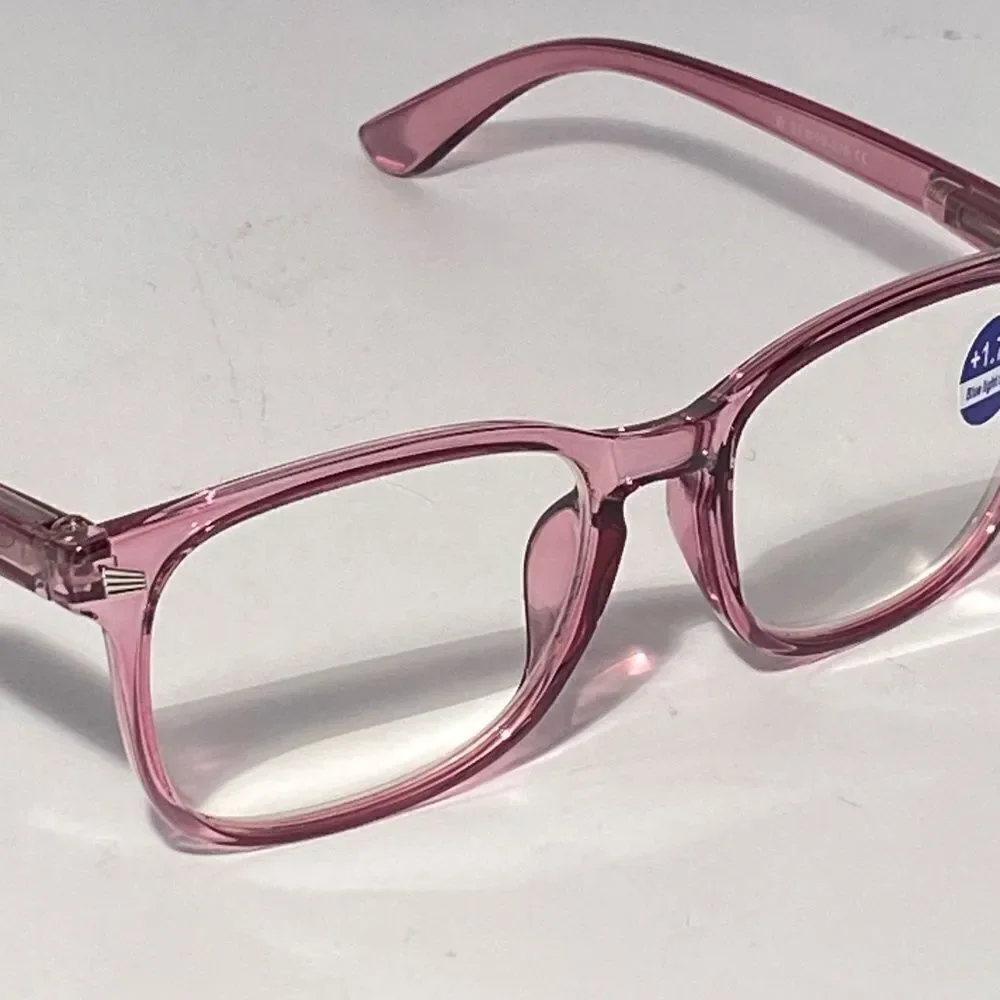 1513 Colette 1.75 Raspberry Reading Glasses Soft Butterfly Readers NWT